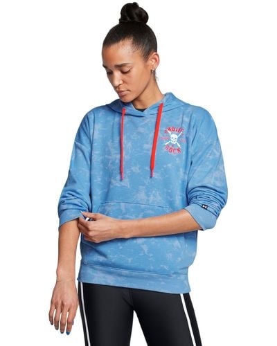 Under Armour Project Rock Terry Underground Hoodie - Blue
