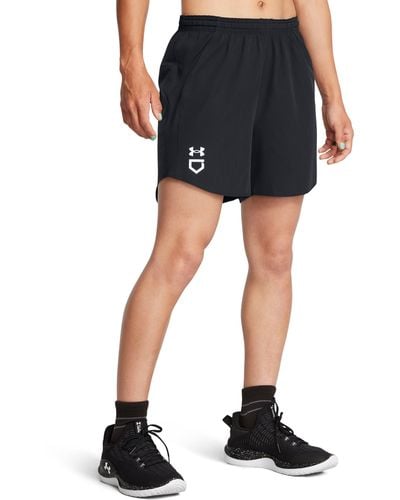 Under Armour Ua Utility Softball Shorts - Black
