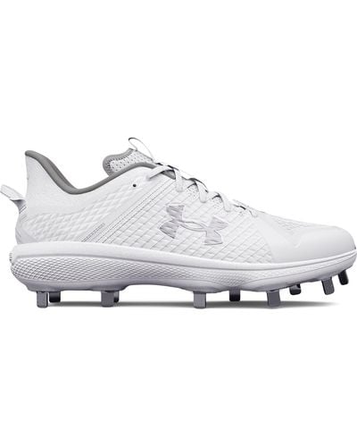 Under Armour Ua Yard Low Mt Baseball Cleats - White