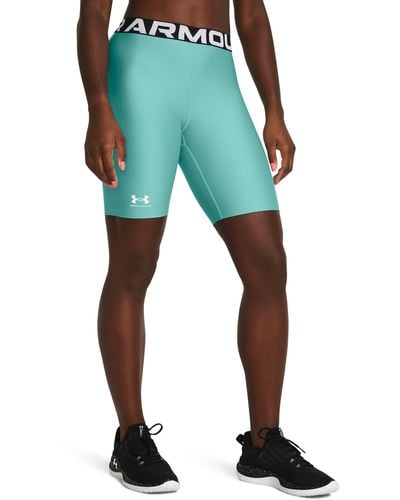 Under Armour Heatgear® 8" shorts für (20 cm) radial turquoise / weiß xs - Grün