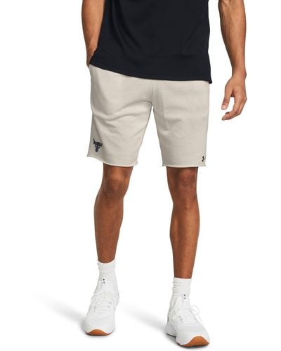 Under Armour Project Rock Terry Shorts - Black