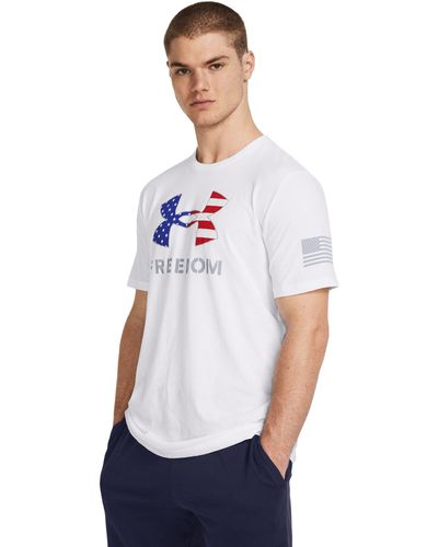 Under Armour Ua Freedom Logo T-shirt - White