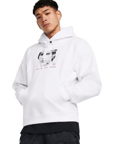 Under Armour Curry X Bruce Lee Hoodie - White