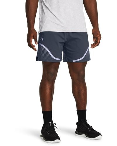 Under Armour Vanish Woven 6" Graphic Shorts - Blue