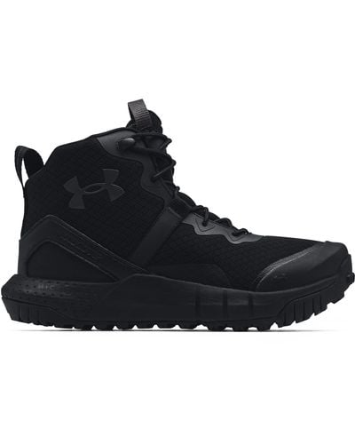 Under Armour Ua Micro G® Valsetz Mid Tactical Boots - Black