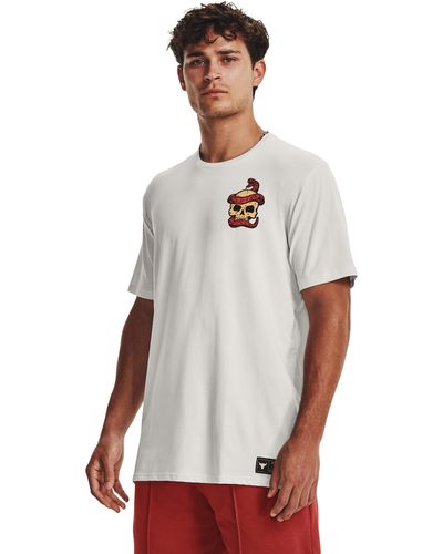 Under Armour Project Rock Cobra Short Sleeve - White