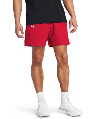 Under Armour Zone Woven Shorts - Red