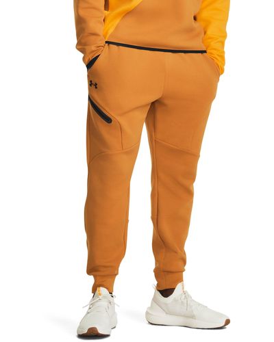 Under Armour Unstoppable fleece-jogginghose für honey - Orange