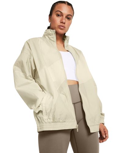 Under Armour Legacy crinkle-jacke für khaki base / silt / silt l - Natur