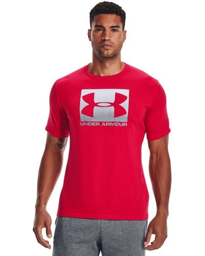 Under Armour Boxed Sportstyle SS Red/ Steel - Rouge