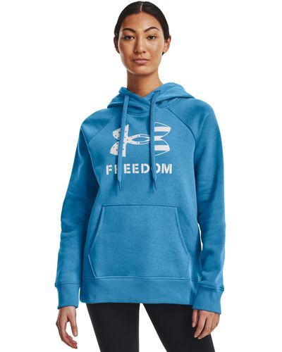Under Armour Ua Freedom Rival Hoodie - Blue