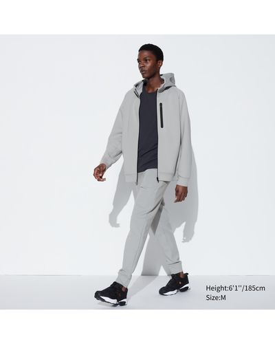 Uniqlo Polyester dry stretch jogginghose - Grau