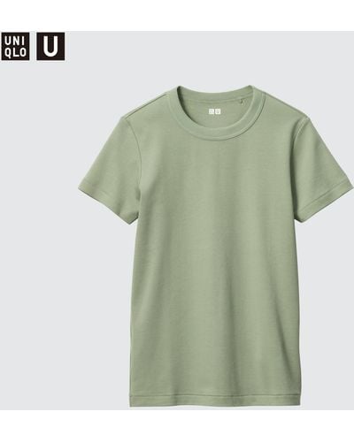 Uniqlo Baumwolle t-shirt - Grün