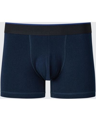 Uniqlo Baumwolle unterhose mit niedrigem bund - Blau