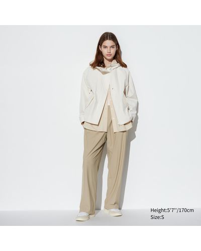 Uniqlo Ultraelástico AIRism Pantalón Protección UV Recto Pierna Ancha - Neutro