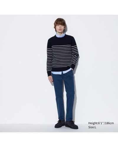 Uniqlo Baumwolle ultra stretch colour jeans (skinny fit) - Blau