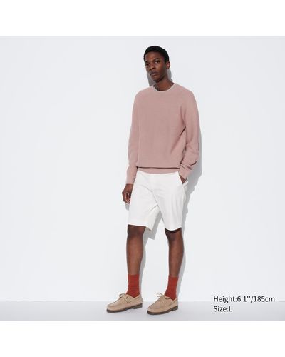 Uniqlo Baumwolle stretch shorts (slim fit) - Pink