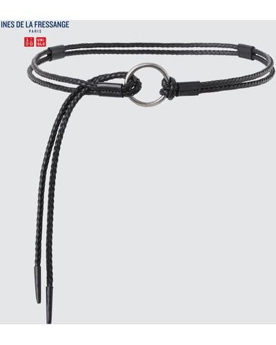 Uniqlo Ines De La Fressange Cinturón Cuerdas - Negro