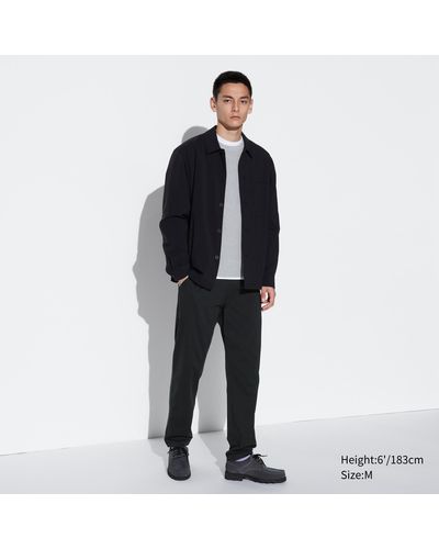 Uniqlo Ultra stretch dry-ex jogginghose (tapered fit, lang) - Schwarz