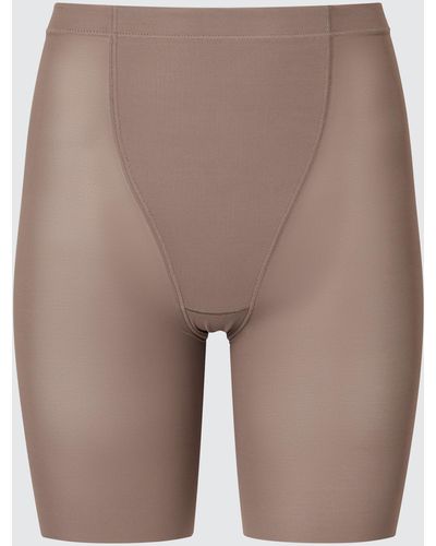 Uniqlo Figurformende airism shorts (support-typ) - Braun