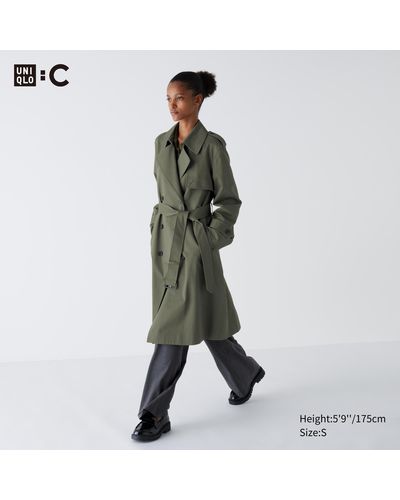 Uniqlo Algodón Gabardina - Verde