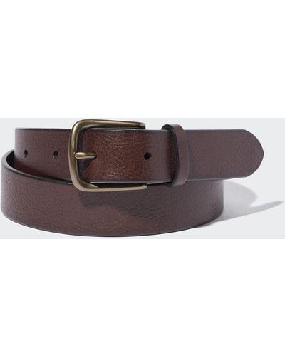 Uniqlo Cinturón Vintage - Marrón
