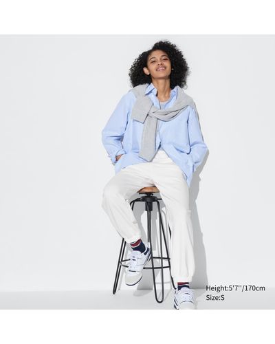 Uniqlo Pantalón Jogger Felpa - Azul