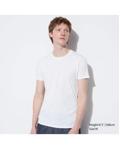 Uniqlo Polyester airism t-shirt - Weiß