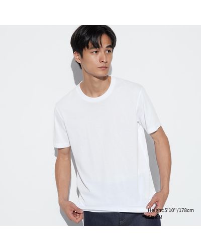 Uniqlo Baumwolle dry colour t-shirt - Weiß