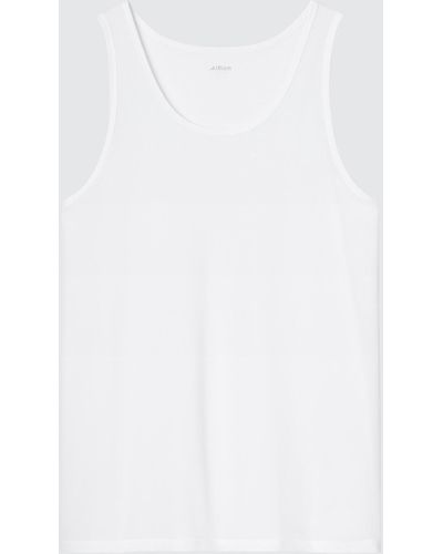 Uniqlo AIRism Camiseta Malla Antiolor Tirantes - Blanco