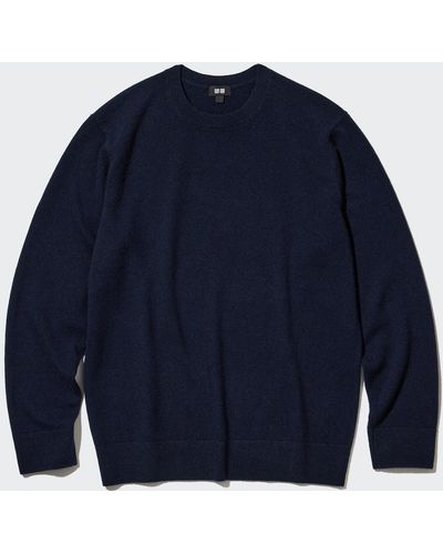 Uniqlo Jersey 100% Cashmere Cuello Redondo - Azul