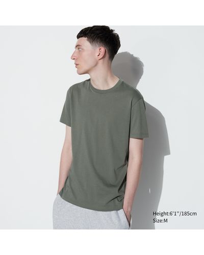 Uniqlo Baumwolle dry colour t-shirt - Grau