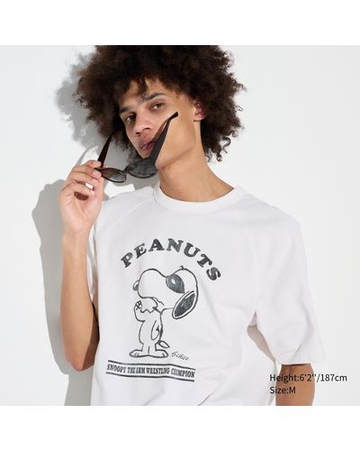 Uniqlo Baumwolle peanuts you can be anything! ut bedrucktes t-shirt - Weiß