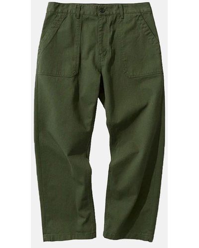 Uniform Bridge Cotton Fatigue Trousers - Green