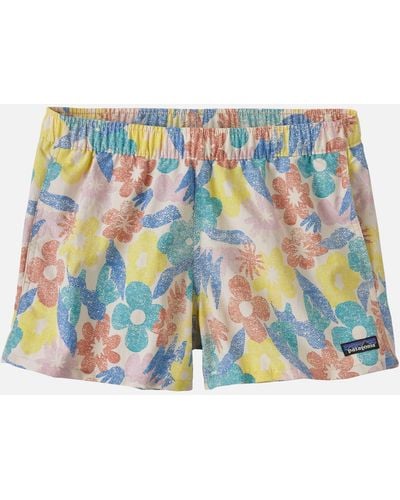 Patagonia Barely Baggies Channelling Spring Shorts (2.5in) - Blue