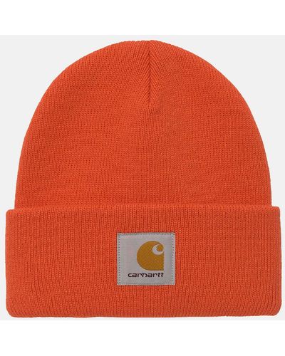 Carhartt Wip Short Watch Beanie Hat - Orange