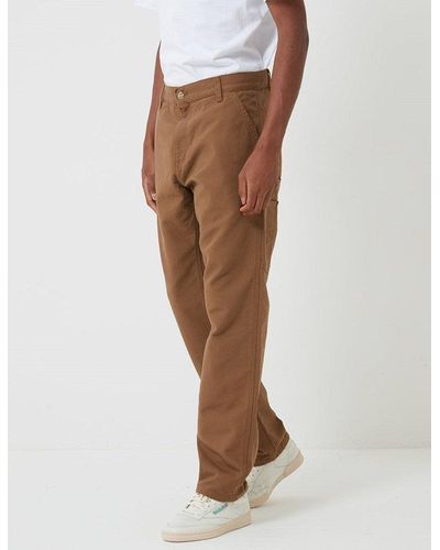 Carhartt Wip Ruck Single Knee Pant (organic Cotton) - Brown