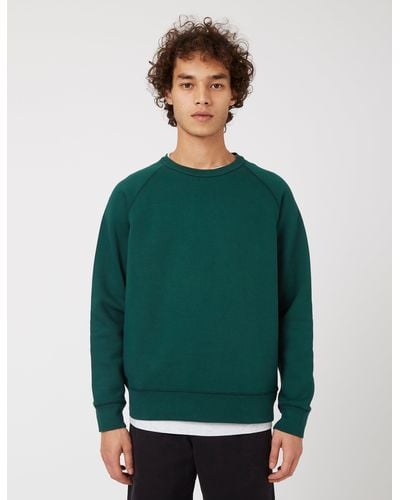 Bhode Besuto Raglan Sweatshirt (organic Cotton) - Green
