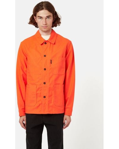 Le Laboureur Work Jacket (cotton Twill) - Orange