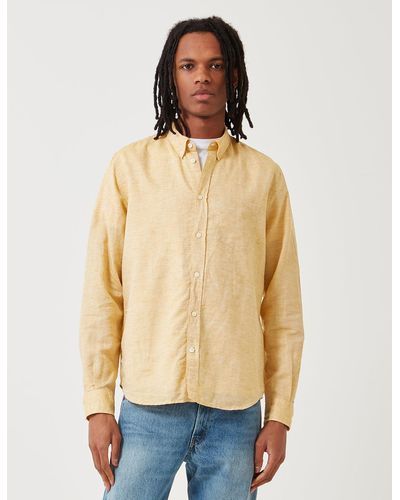 Norse Projects Osvald Button Down Shirt - Natural