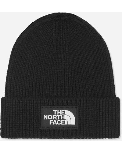 The North Face Beanie With Logo Patch - Black