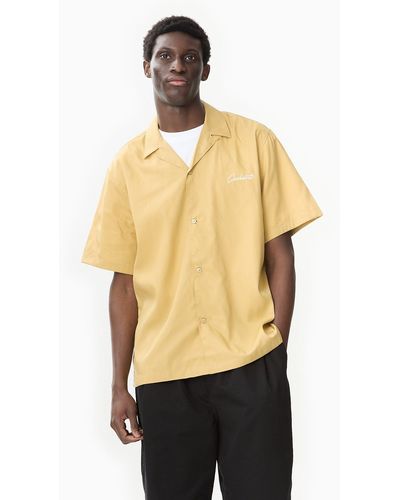 Carhartt Wip Delray Shirt - Yellow
