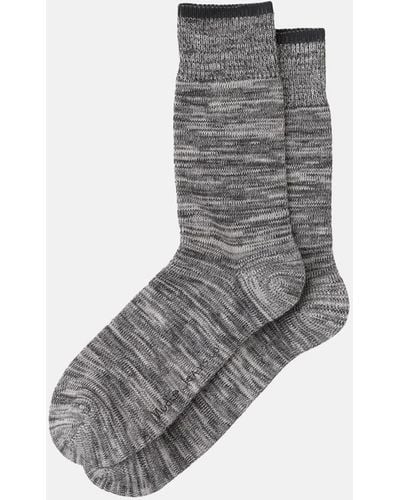 Nudie Jeans Nudie Rasmusson Multi Yarn Socks - Grey