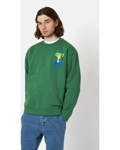 Obey Donkey Premium Crew Sweatshirt - Green