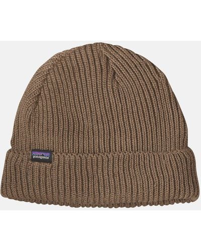 Patagonia Fishermans Rolled Beanie Hat - Brown