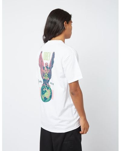 Obey Peace Eagle T-shirt - White