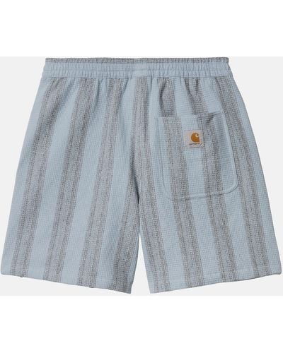 Carhartt Carhart Wip Dodson Stripe Shorts - Blue