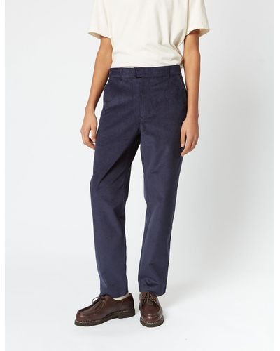 Bhode X Brisbane Cord Pant (relaxed, Straight) - Blue