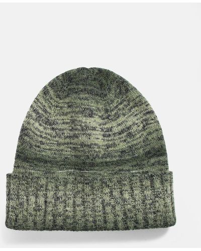 Norse Projects Space Dye Beanie (alpaca Mohair) - Green