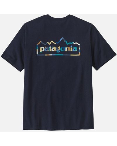 Patagonia Unity Fitz Responsibili-tee T-shirt - Blue